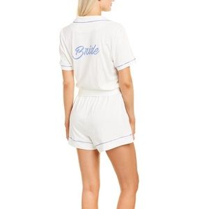 Bride sleep romper Cosabella bridal pajamas